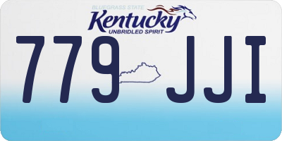 KY license plate 779JJI