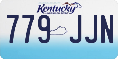 KY license plate 779JJN