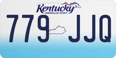 KY license plate 779JJQ