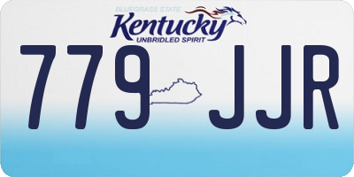 KY license plate 779JJR