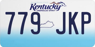 KY license plate 779JKP