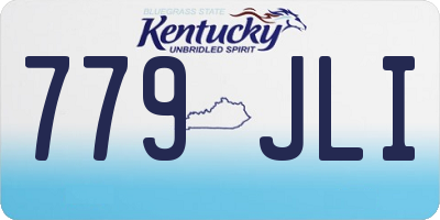 KY license plate 779JLI