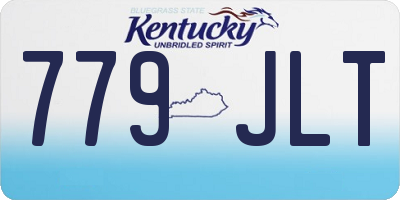 KY license plate 779JLT