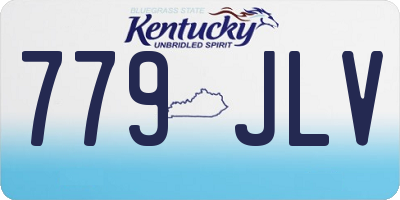 KY license plate 779JLV