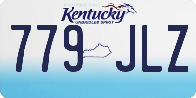 KY license plate 779JLZ