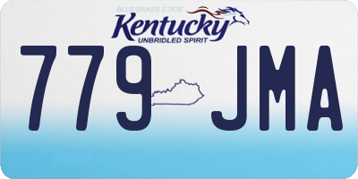 KY license plate 779JMA