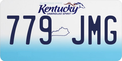 KY license plate 779JMG
