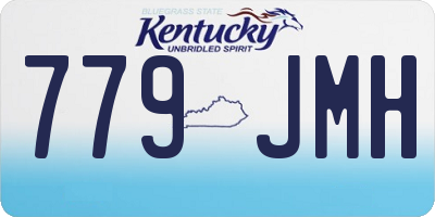 KY license plate 779JMH