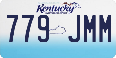 KY license plate 779JMM
