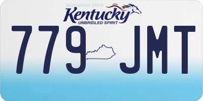 KY license plate 779JMT