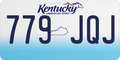 KY license plate 779JQJ