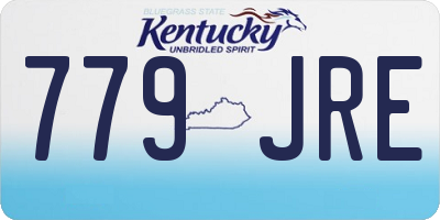 KY license plate 779JRE