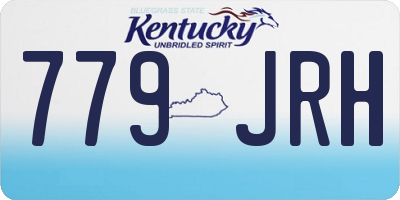 KY license plate 779JRH