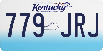 KY license plate 779JRJ