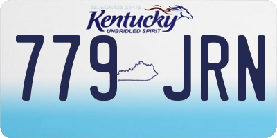 KY license plate 779JRN