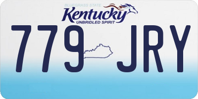 KY license plate 779JRY