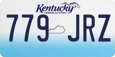 KY license plate 779JRZ