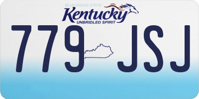 KY license plate 779JSJ