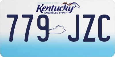 KY license plate 779JZC