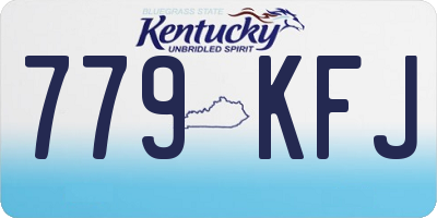 KY license plate 779KFJ