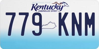 KY license plate 779KNM