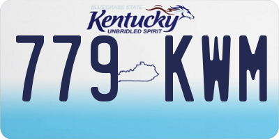 KY license plate 779KWM