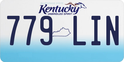 KY license plate 779LIN
