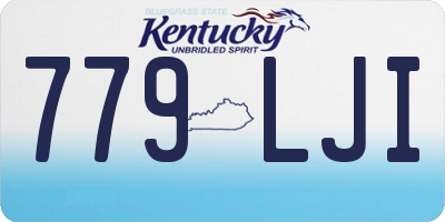 KY license plate 779LJI