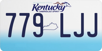 KY license plate 779LJJ