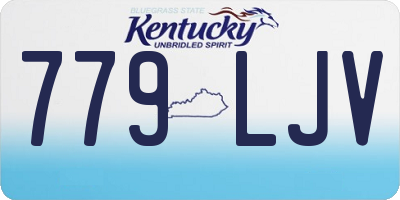 KY license plate 779LJV