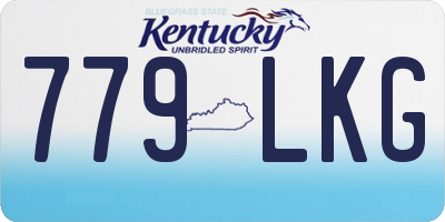 KY license plate 779LKG