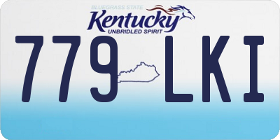 KY license plate 779LKI