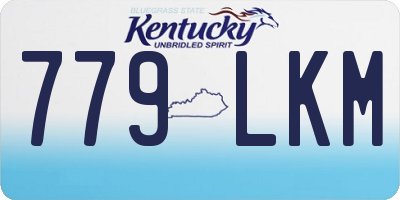 KY license plate 779LKM