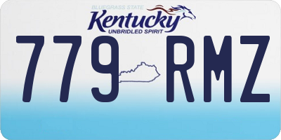 KY license plate 779RMZ