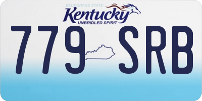 KY license plate 779SRB