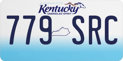 KY license plate 779SRC