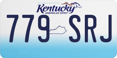 KY license plate 779SRJ