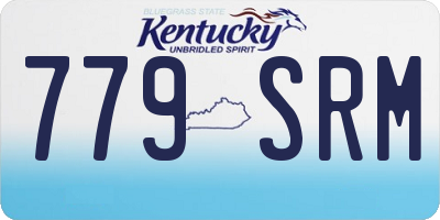 KY license plate 779SRM