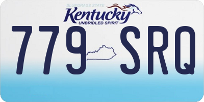 KY license plate 779SRQ