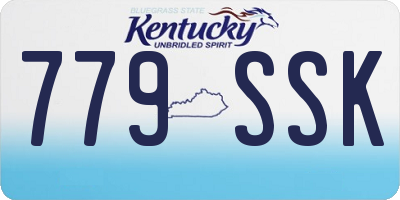 KY license plate 779SSK