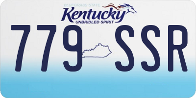 KY license plate 779SSR