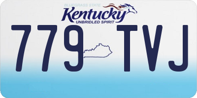 KY license plate 779TVJ