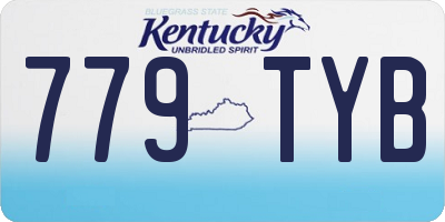 KY license plate 779TYB