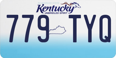 KY license plate 779TYQ
