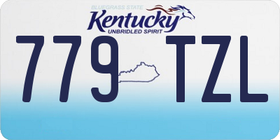 KY license plate 779TZL
