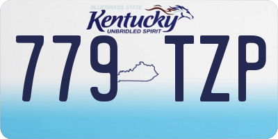 KY license plate 779TZP