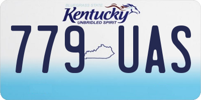 KY license plate 779UAS