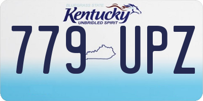 KY license plate 779UPZ