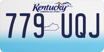 KY license plate 779UQJ
