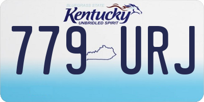KY license plate 779URJ